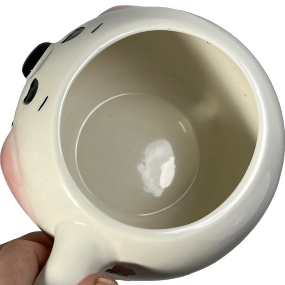 Vintage Snowman Face Mug Coffee Cocoa Cups Stacking Set of 2 Figis Inc 2000 - Picture 10 of 12